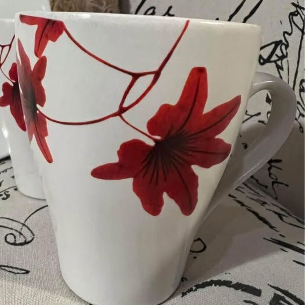 Orchard ware vintage floral plate -and 2 bonus mug set - Picture 5 of 6